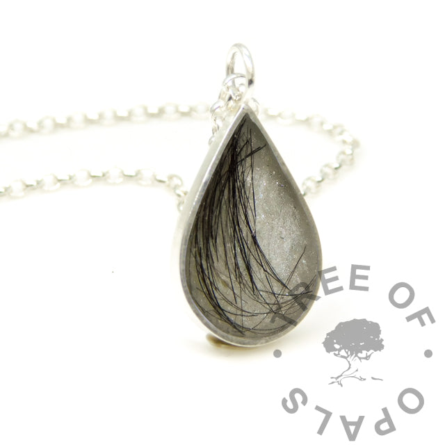 Open Teardrop Necklace