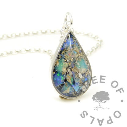 Open Teardrop Necklace