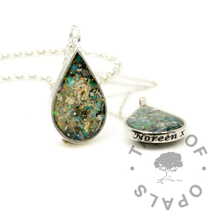Open Teardrop Necklace