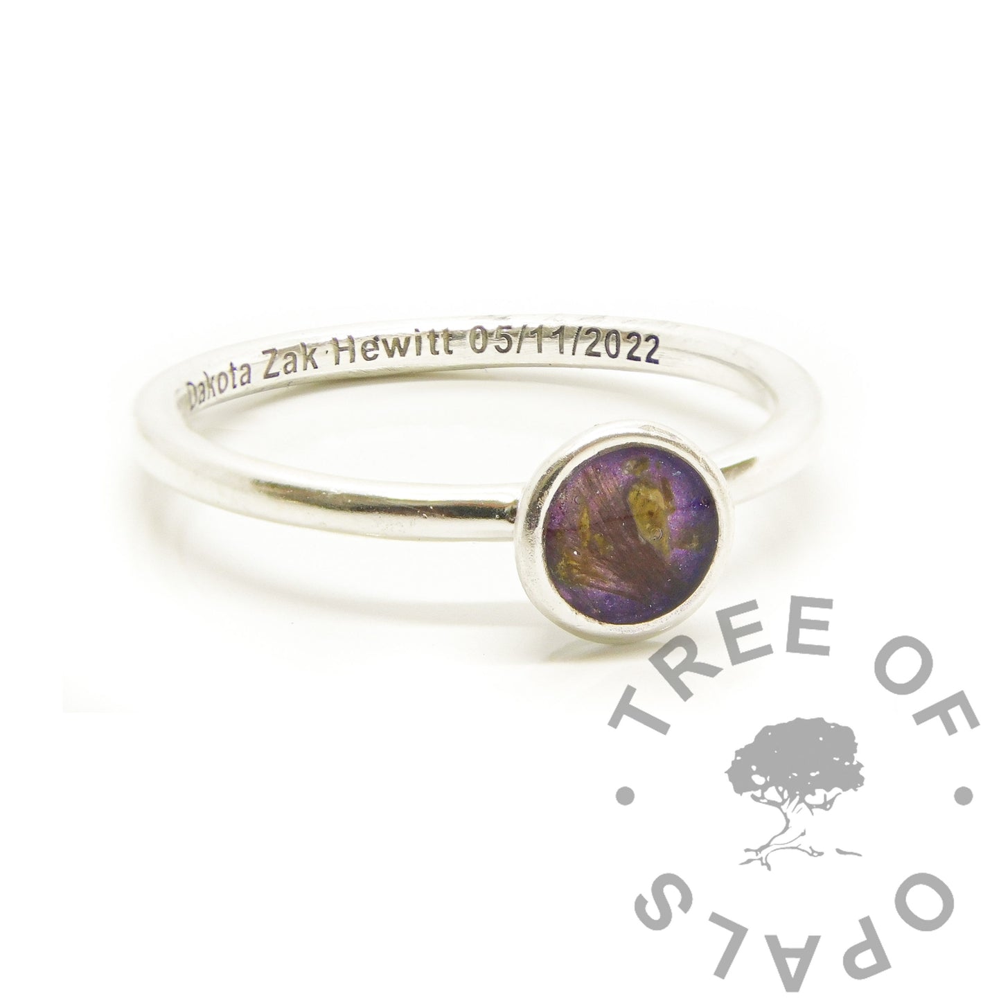Ayla Lock of Hair Ring