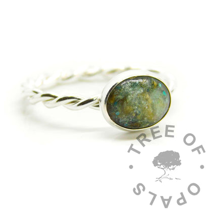 Cremation Ashes Ring