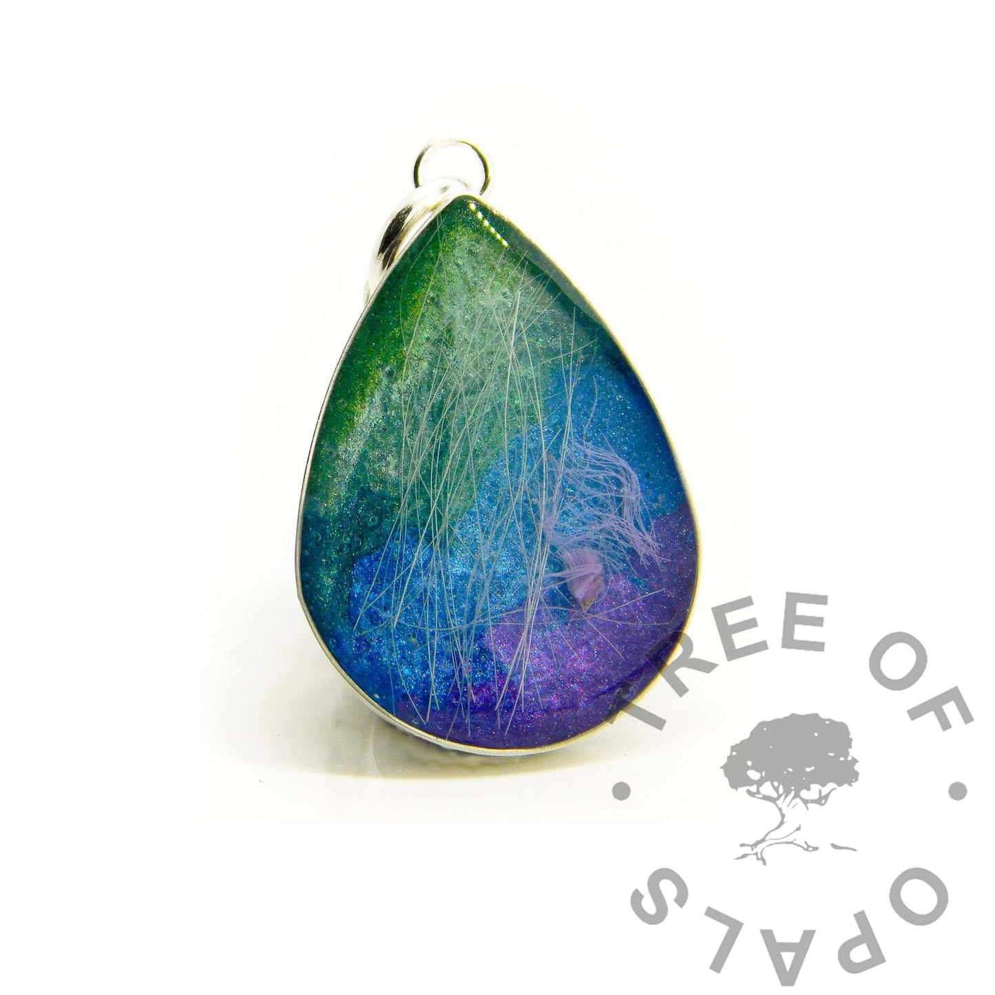 Engravable Ashes Teardrop Necklace