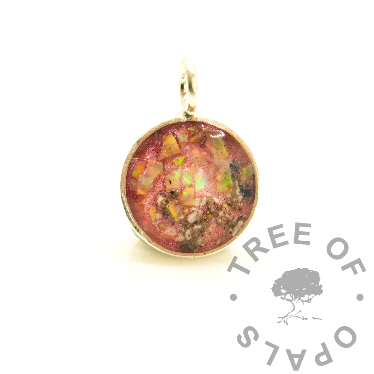 Round Cremains Necklace