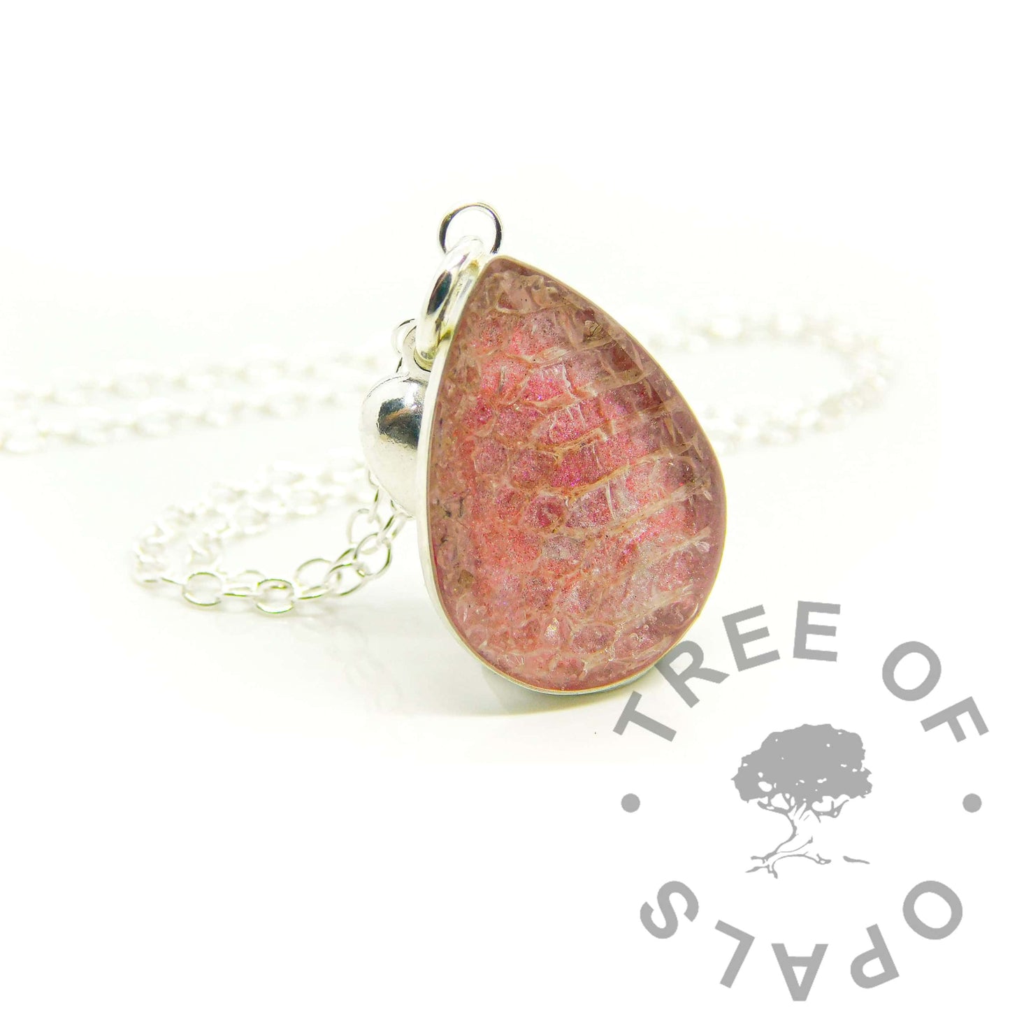 Engravable Ashes Teardrop Necklace