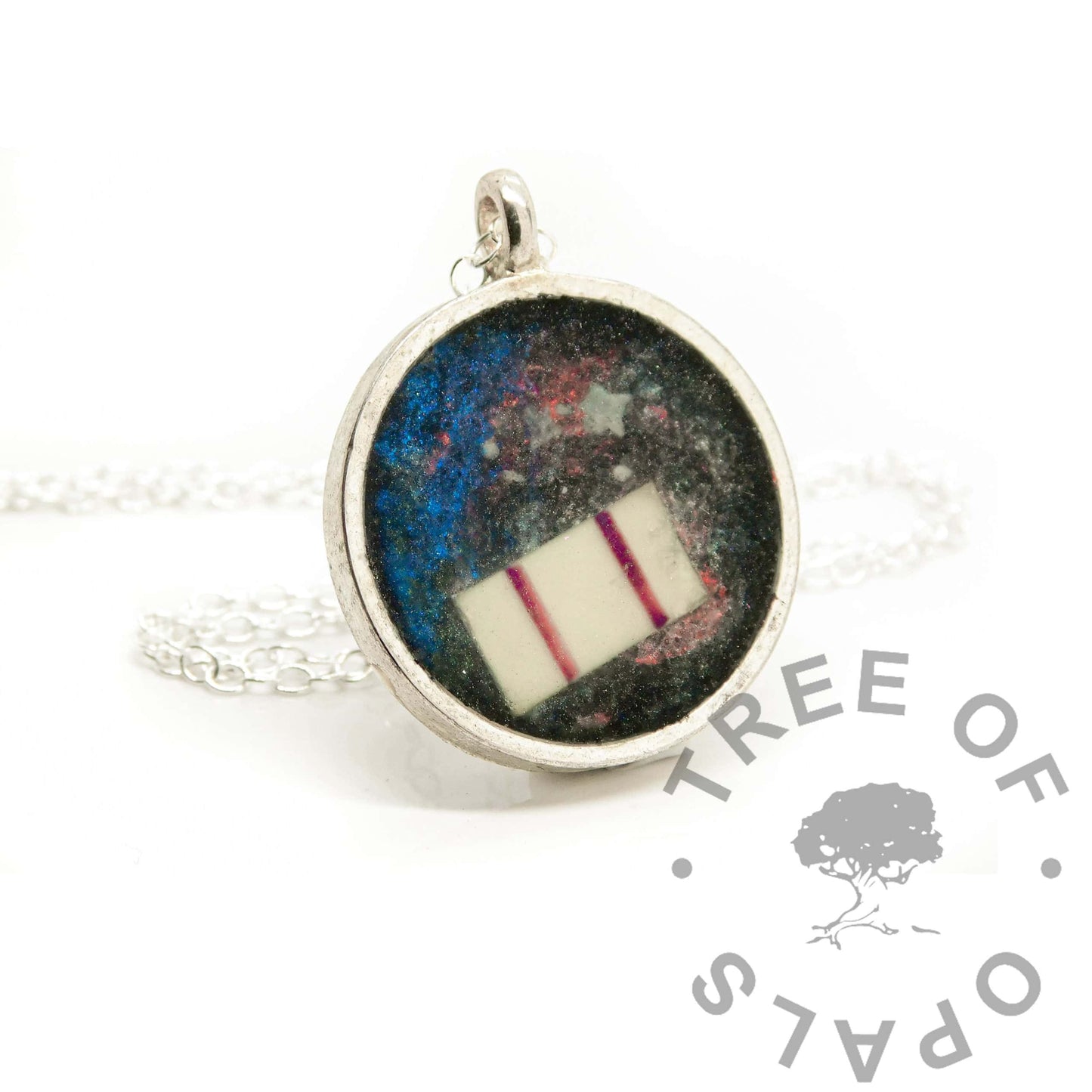 Round Cremains Necklace