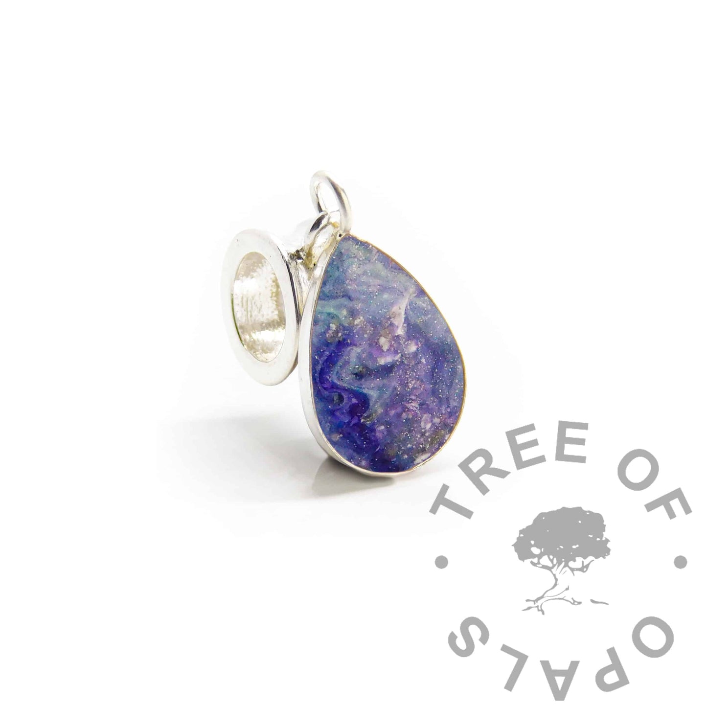 Engravable Ashes Teardrop Necklace