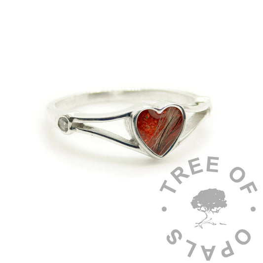 Lexi Blood Heart Ring