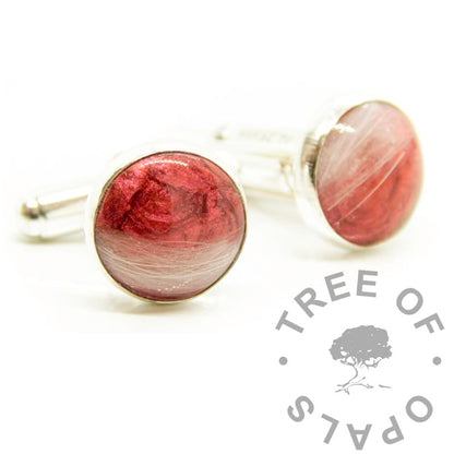 Lock of Hair Cufflinks