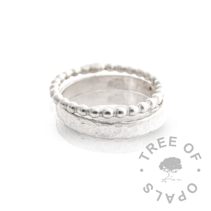 Slim Stacking Rings