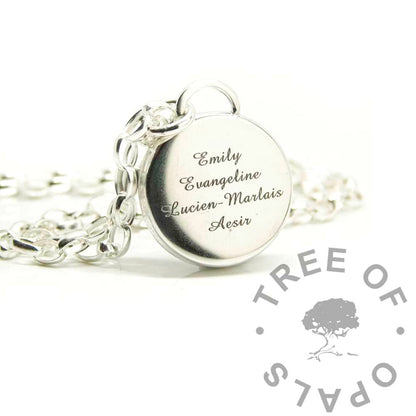 Round Blood Necklace