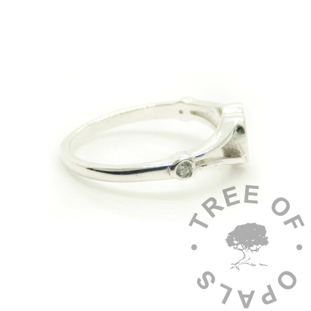 Lexi Breastmilk Heart Ring