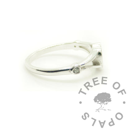 Lexi Breastmilk Heart Ring