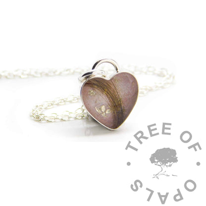 Hair Heart Necklace