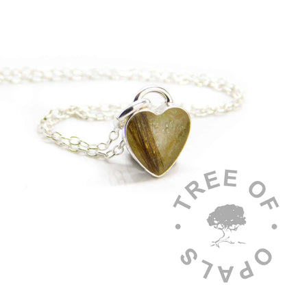 Hair Heart Necklace