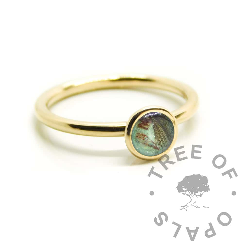 Gold Ayla Breastmilk Ring