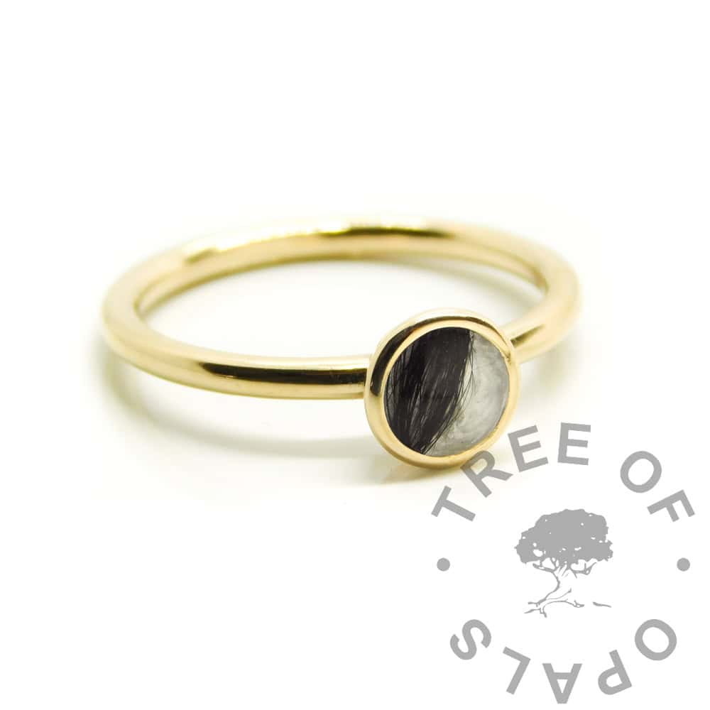 Gold Ayla Breastmilk Ring