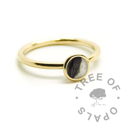 Gold Ayla Breastmilk Ring
