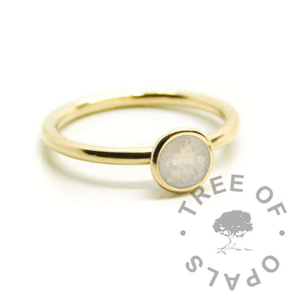 Gold Ayla Breastmilk Ring