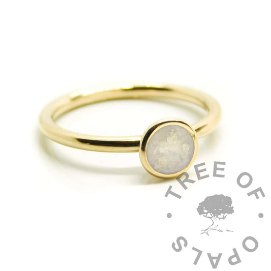 Gold Ayla Breastmilk Ring