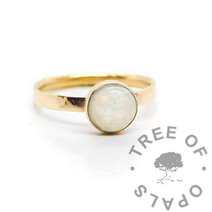 Solid Gold Breastmilk Ring