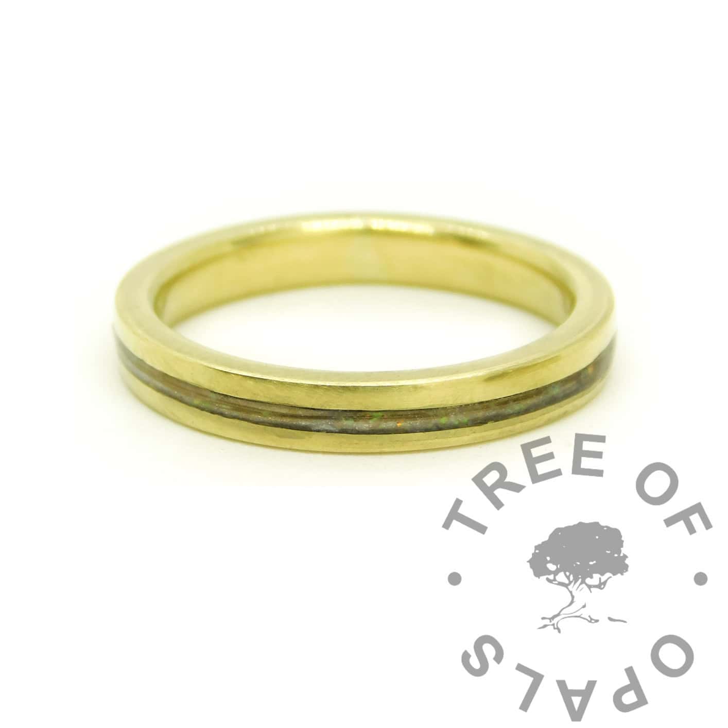 Gold Hair Channel Ring