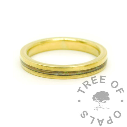 Gold Blood Channel Ring