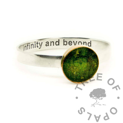 Cremation Ashes Ring