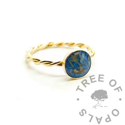 Gold Umbilical Cord Ring