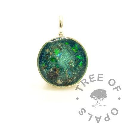 Round Cremains Necklace