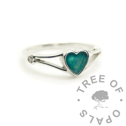 Lexi Hair Heart Ring