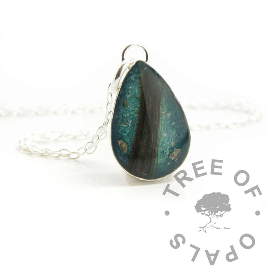 Hair Teardrop Necklace