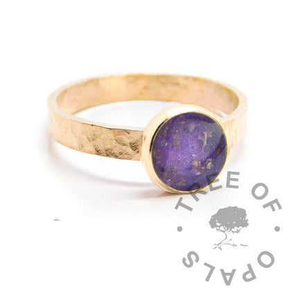Solid Gold Blood Ring