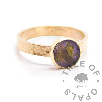 Solid Gold Blood Ring