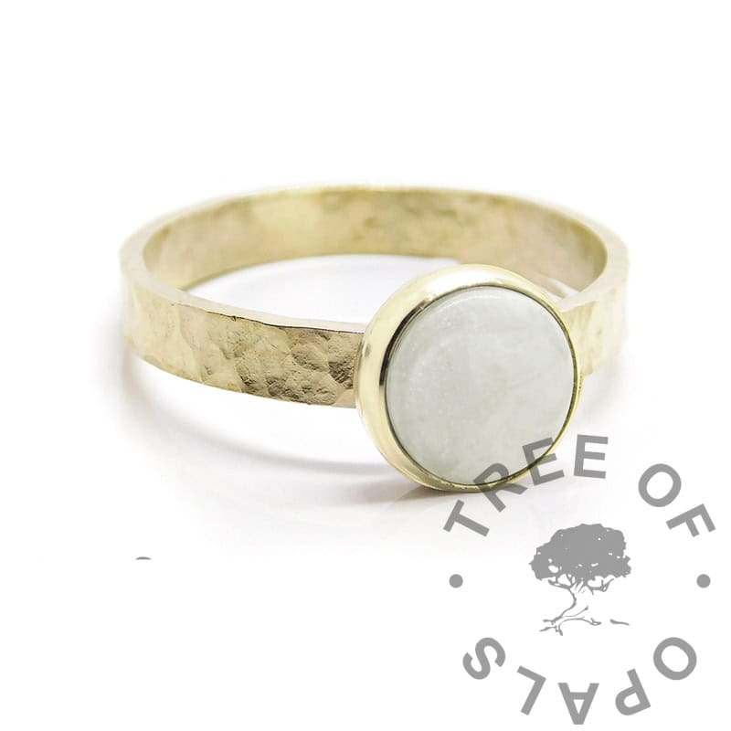 Solid Gold Breastmilk Ring