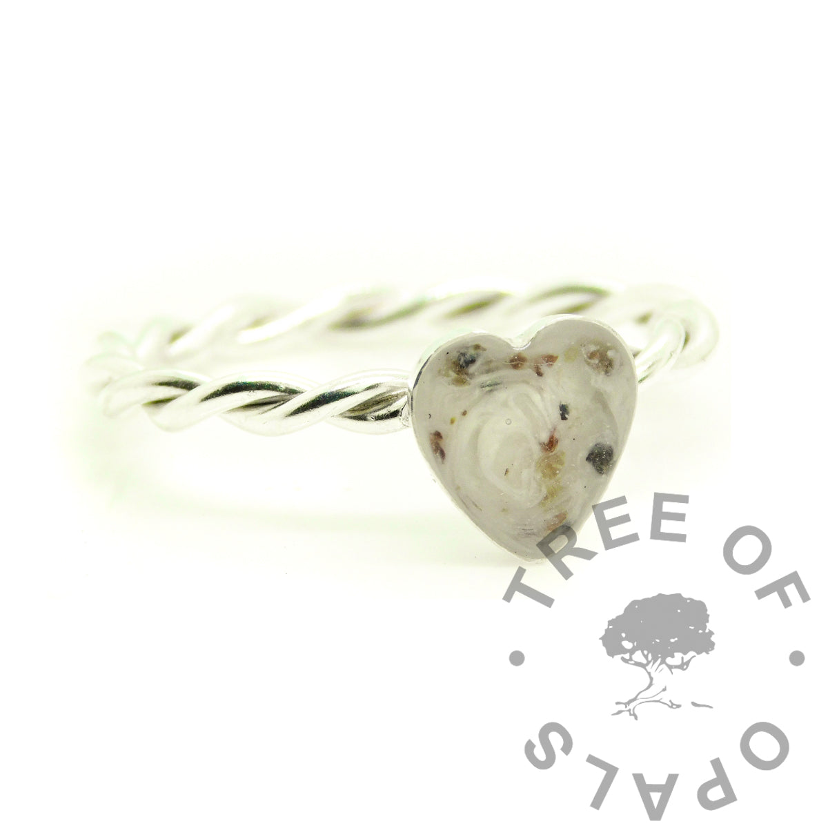 Breastmilk Heart Ring