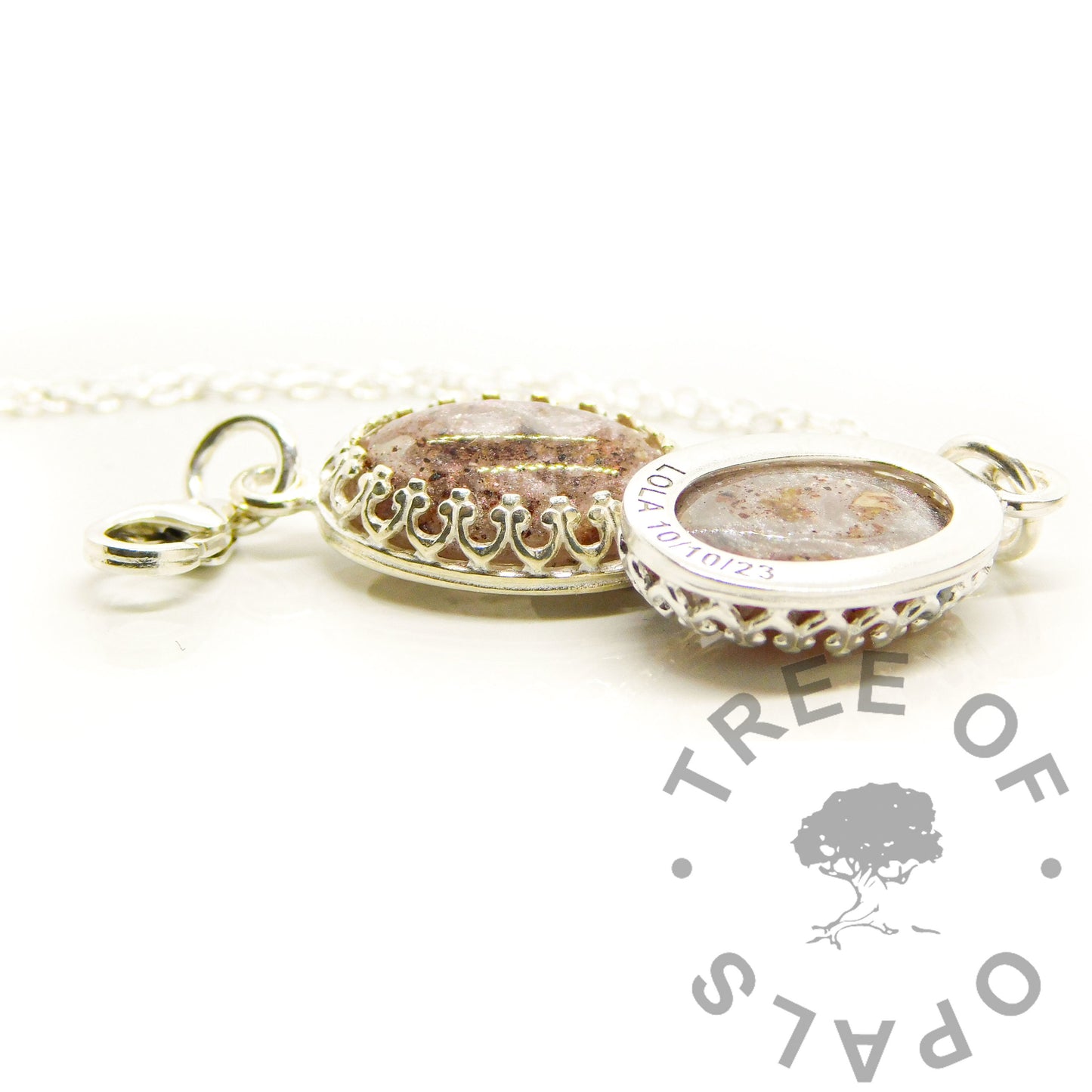 Crown Heart Blood Necklace