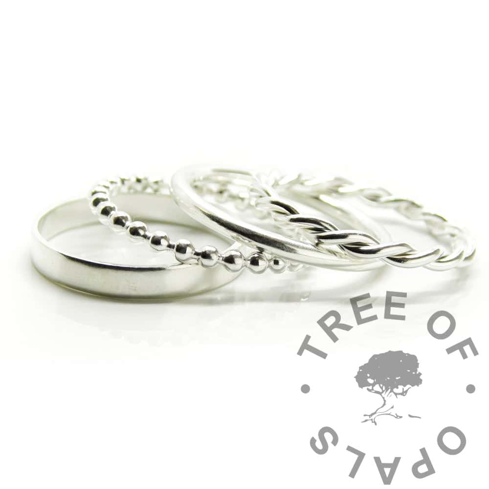 Slim Stacking Rings