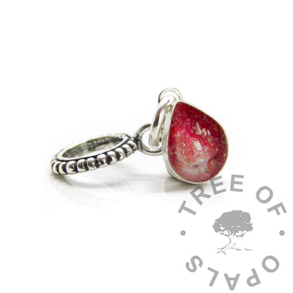 Engravable Cord Teardrop Necklace