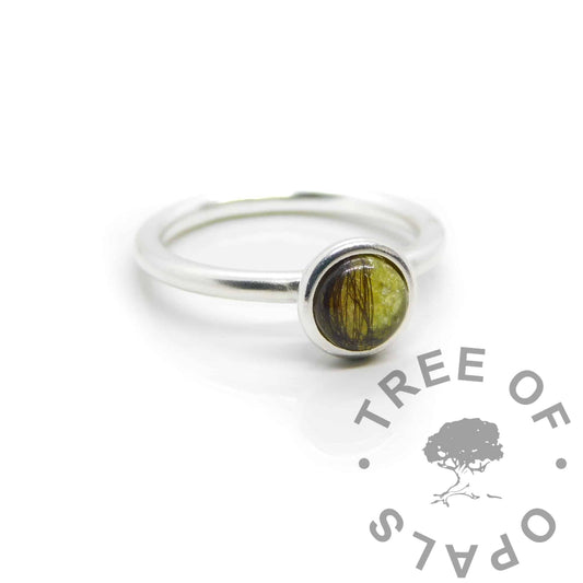 Ayla Lock of Hair Ring