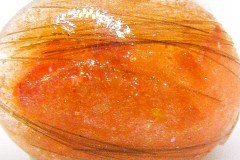 tangerine orange lock of hair mockup