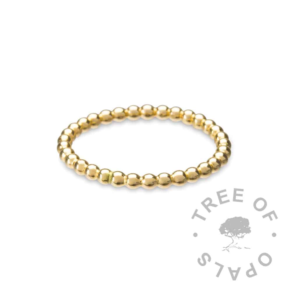 Solid gold stackable on sale rings