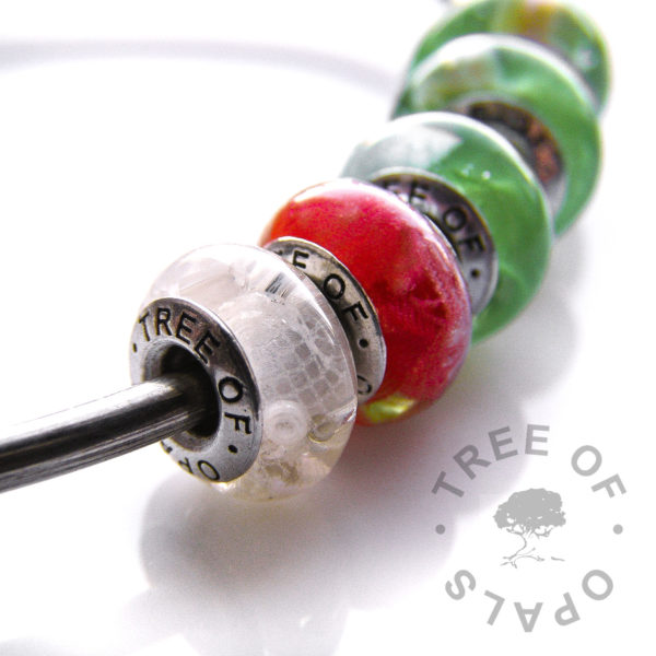 wedding charm bead quint for bridal memories