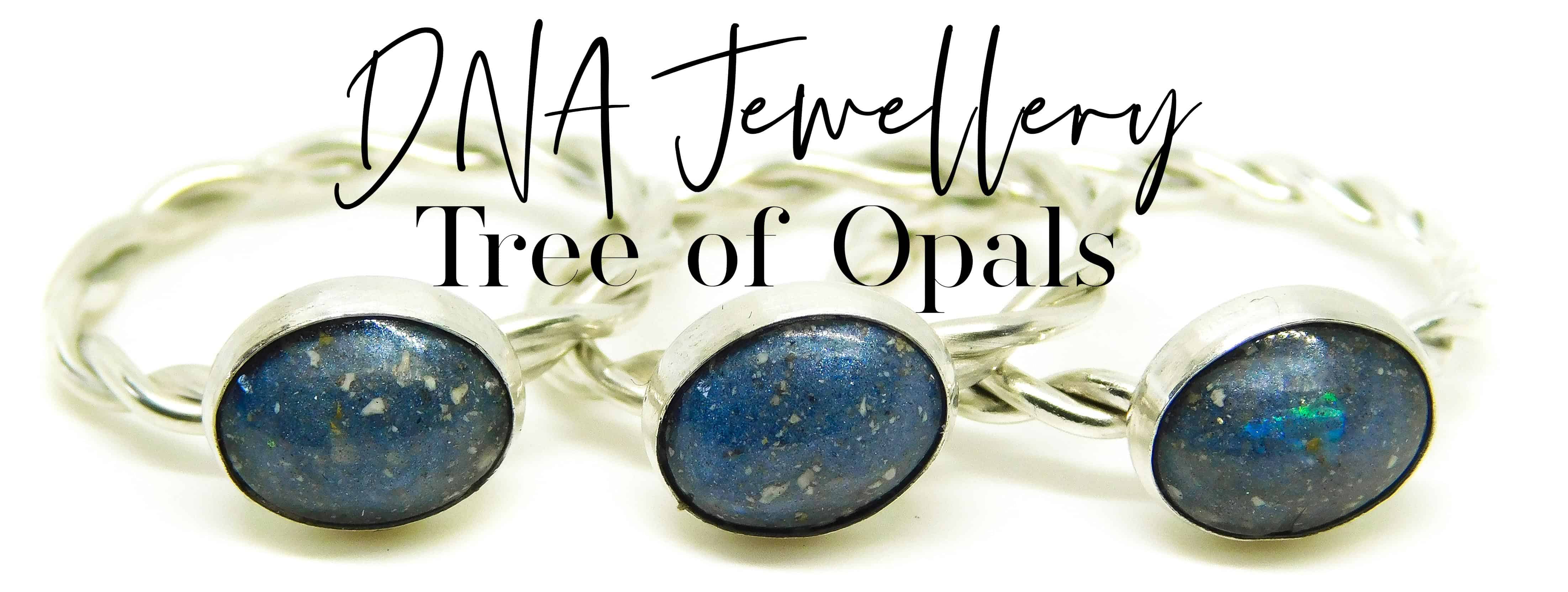 DNA Jewellery from Tree of Opals Memorial DNA Keepsakes