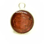 dragon's blood red resin sparkle mix with cremation ashes, cremains memorial jewellery, colour swatch